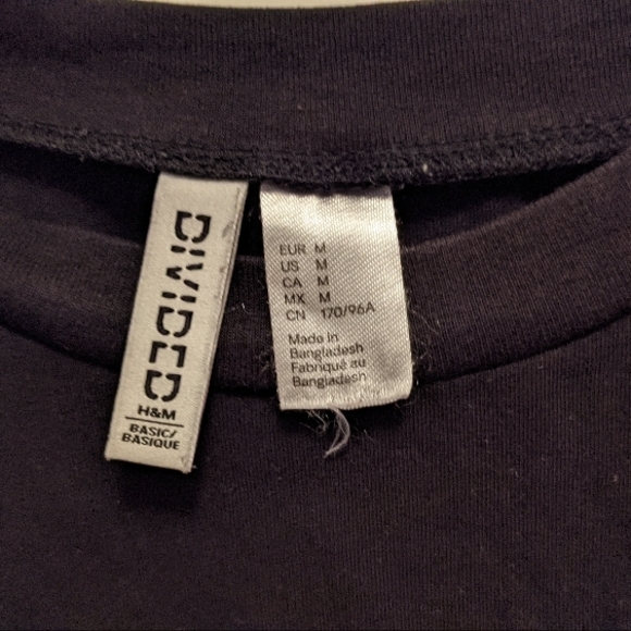 H&M black crop top - Picture 3 of 4